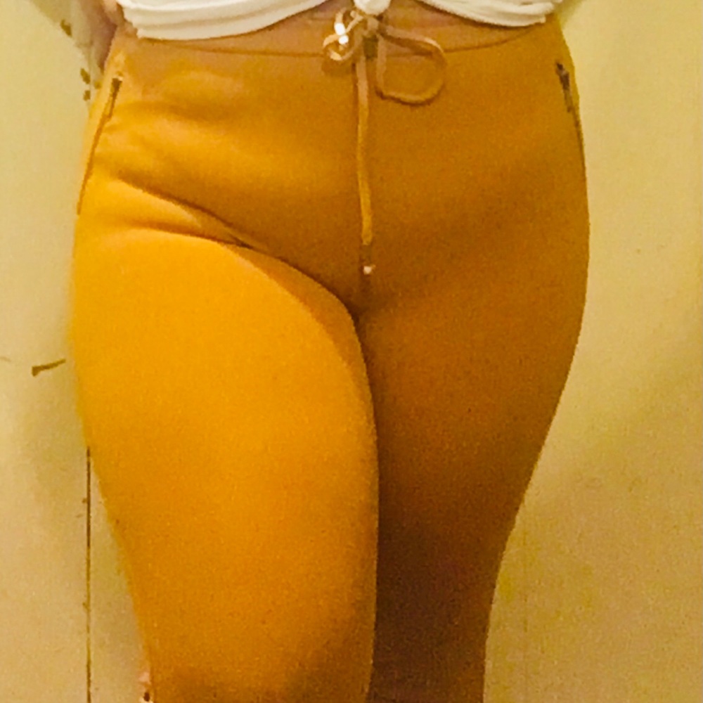 BoomBoom Jeans mustard yellow track pants